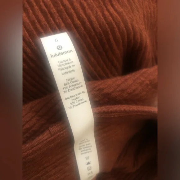 Lululemon Call for Cozy Dress Heathered Ancient Copper